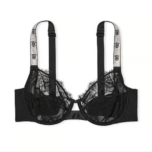 Victoria's Secret Other - BNWT 34DD Victoria Secret Very Sexy Rhinestone Strap bra.